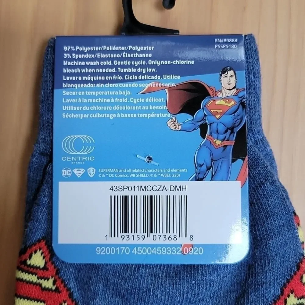 DC COMICS SUPERMAN SOCKS
